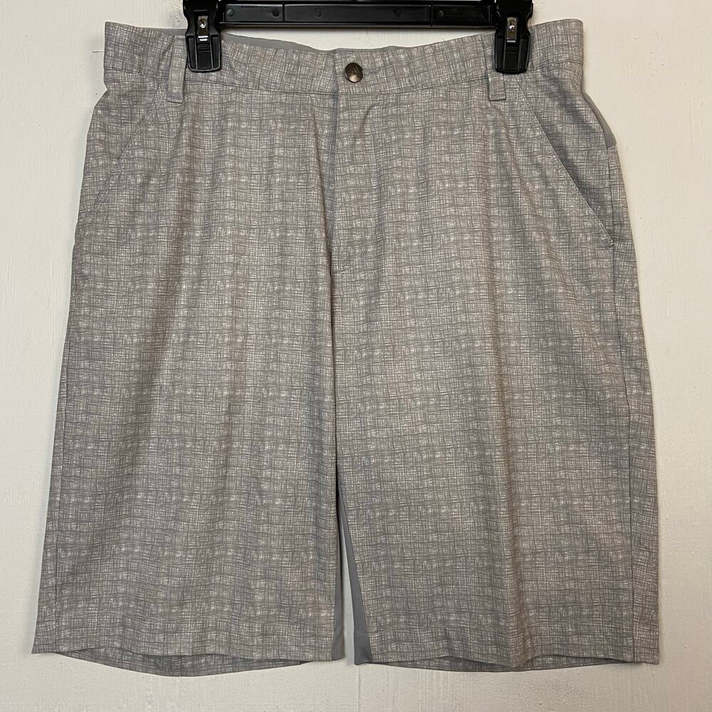 Adidas Men's Gray Ultimate365 Textured Golf Shorts Size 33 *Flaw